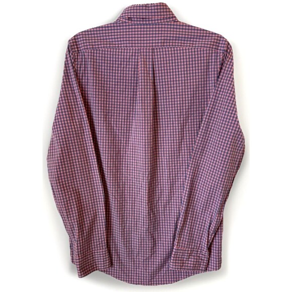 Vineyard Vines Slim Fit Tucker Shirt Mens XS‎ Check Pink Blue Button Up - Picture 3 of 7